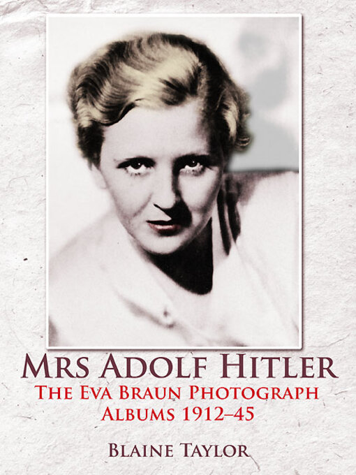 Cover image for Mrs Adolf Hitler
